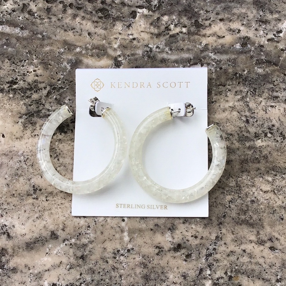 Kendra Scott Sonnie Sterling Silver & Gemstone Hoop Earrings